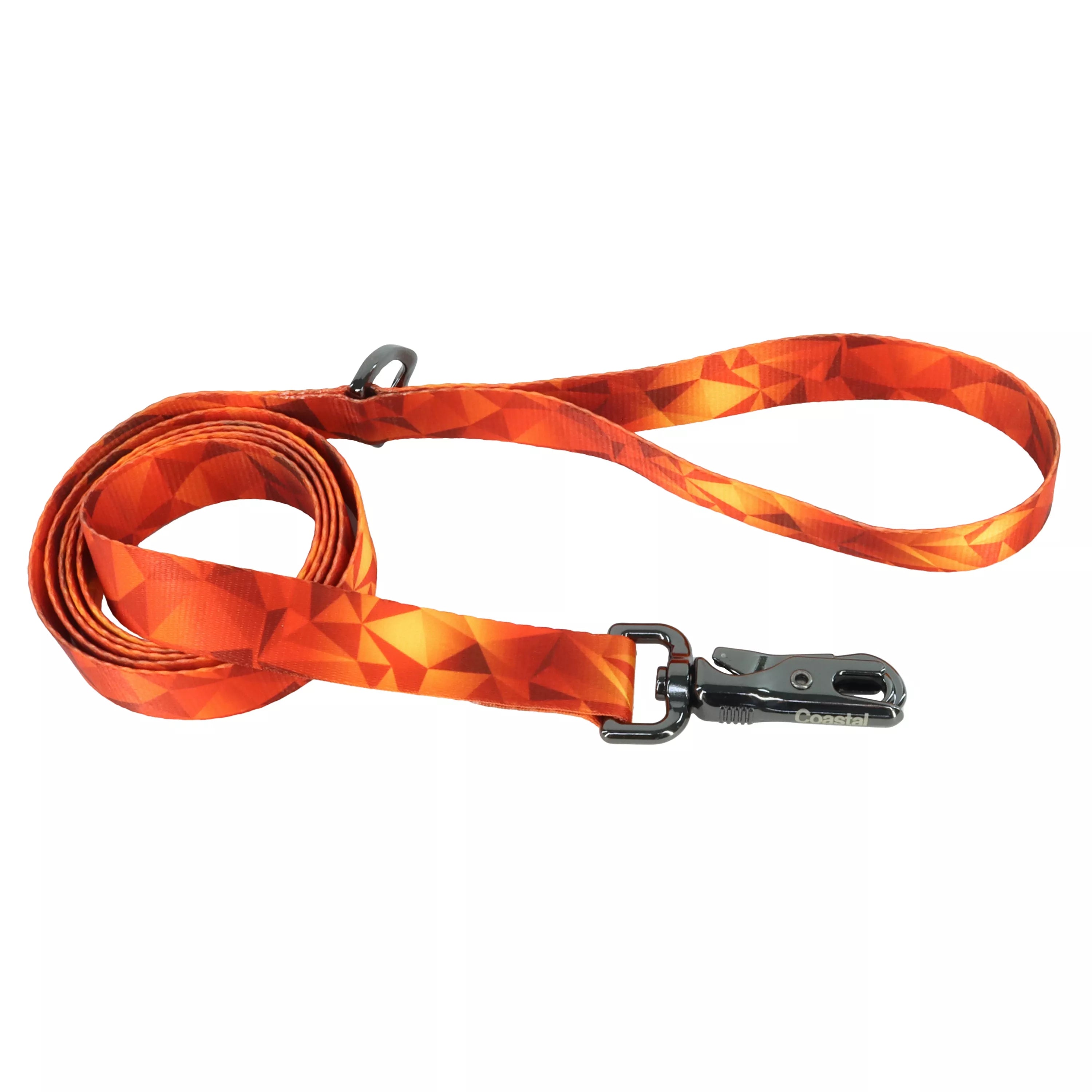 1. **Dog chest harness is anti-breakaway**Coastal Pet Products Inspire Fashion Dog Leash in Blazing Shards